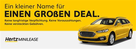 Hertz Langzeitmiete Privat